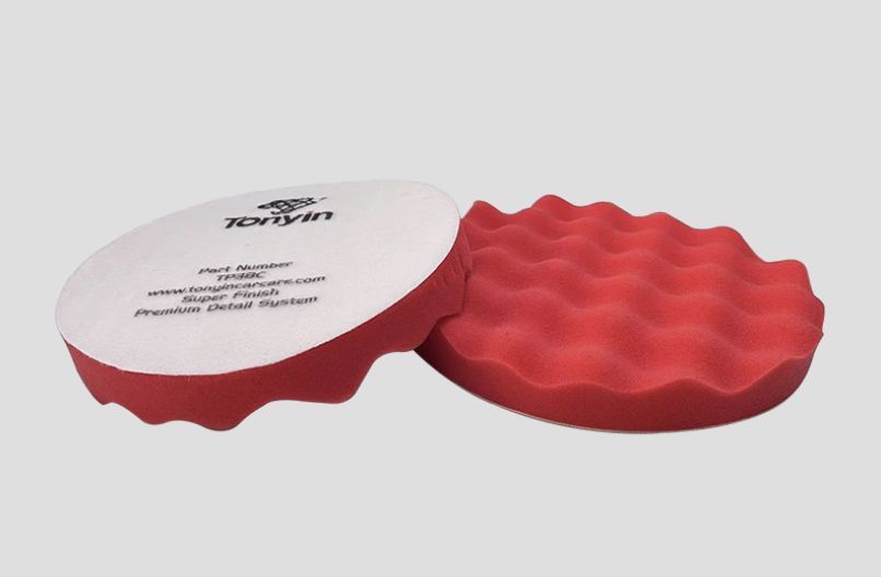 TP38C Рифленый поролоновый полировальник финишный без отверстий 8 дм. WAFFLE GRIP FOAM PAD (SUPER FINISH) TONYIN