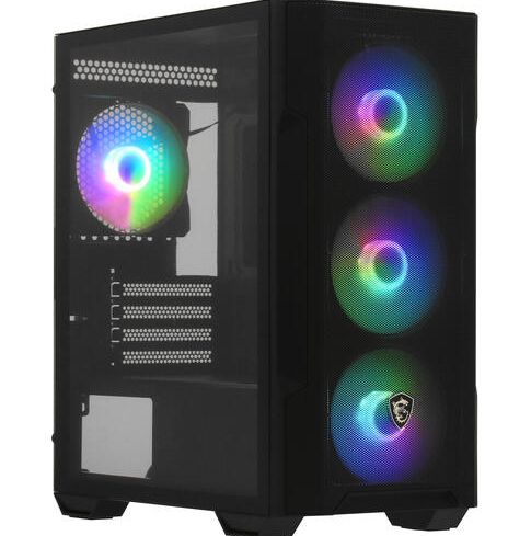 КомпьютерныйкорпусMSIMAGFORGEM100R(306-7G20R21-809)черный-Mini-Tower,Micro-ATX,USB2.0TypeA,USB3.2Gen1TypeA