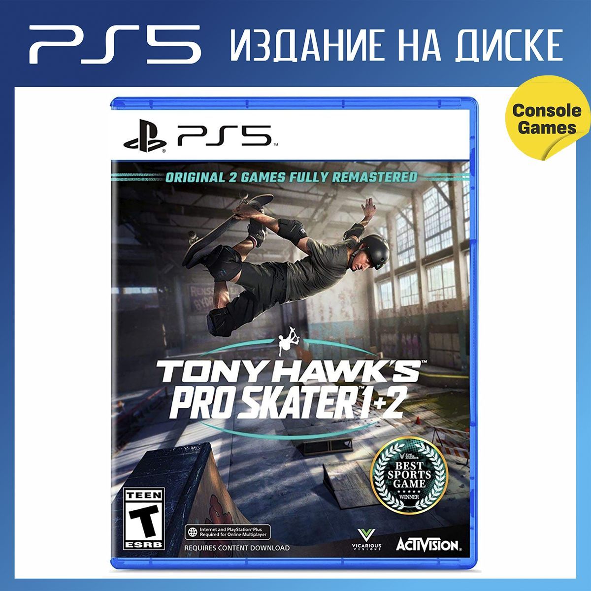 Игра Tony Hawk Pro Skater 1+2 (PlayStation 5, Английская версия) купить по  низкой цене с доставкой в интернет-магазине OZON (1252604395)