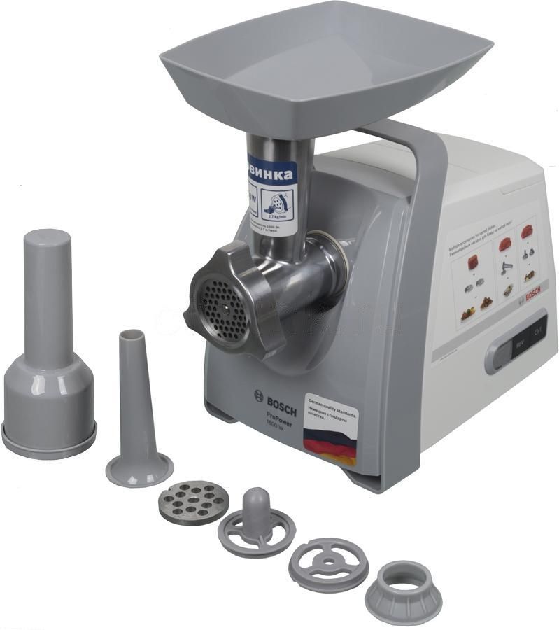 Мясорубка Bosch ProPower MFW45020 1600Вт белый/серый купить на OZON по низкой цене (1523325314)