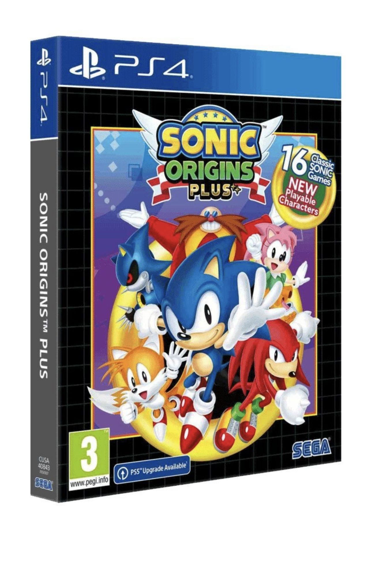 Игра Sonic Origins Plus-PS4 (PlayStation 4, Русские субтитры)