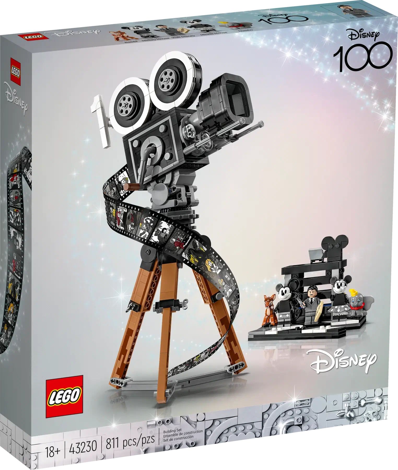 Конструктор LEGO Disney 43230 Walt Disney Tribute Camera - купить с  доставкой по выгодным ценам в интернет-магазине OZON (1297013919)