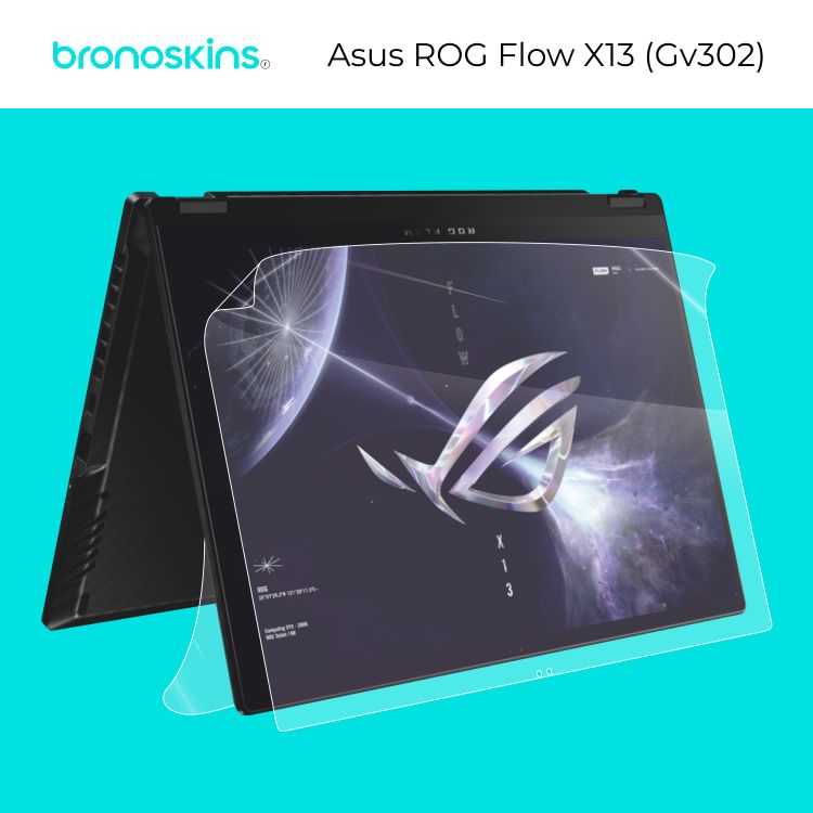 Защитная бронированная пленка на экран Asus ROG Flow X13 (Gv302) (Матовая)