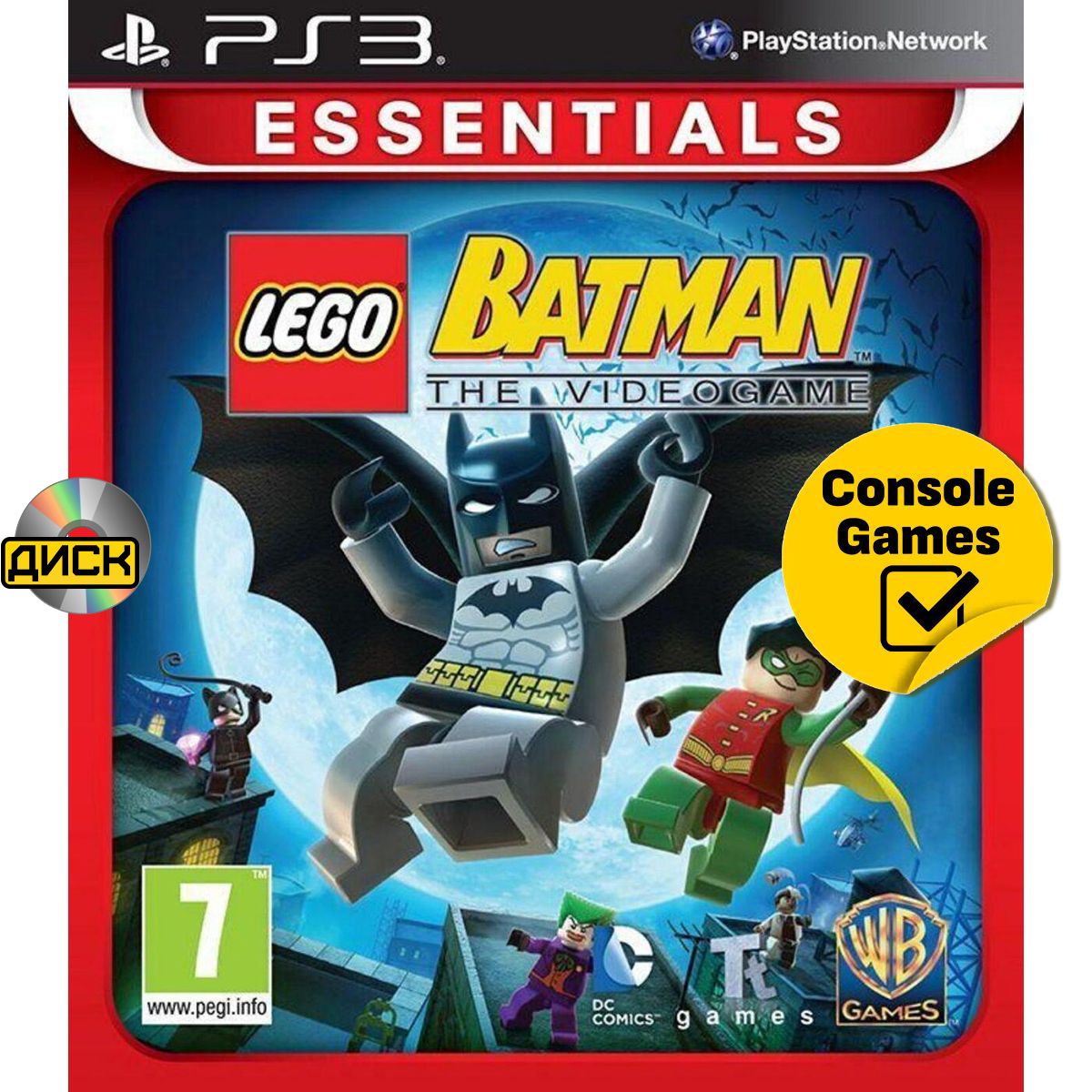 PS3 Lego Batman (английская версия). Товар уцененный