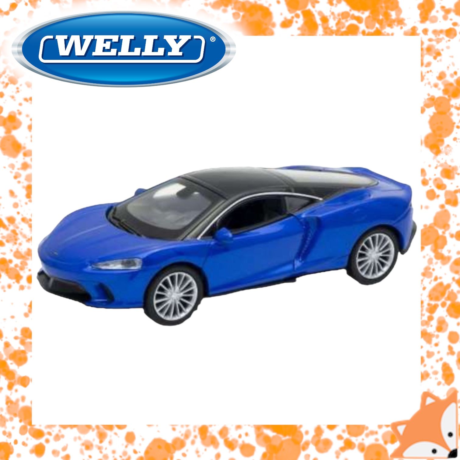 Welly 43796 Велли Модель машины 1:34-39 MCLAREN GT Синий - купить с  доставкой по выгодным ценам в интернет-магазине OZON (797812476)