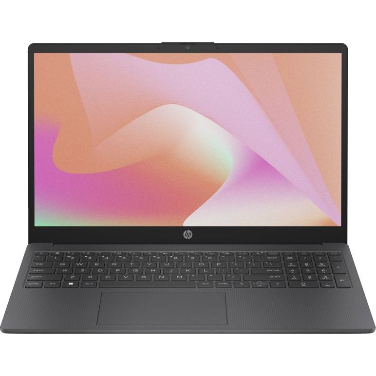 HP 15-fc008nia Ноутбук 15.6", AMD Ryzen 7 7730U, RAM 8 ГБ, SSD 512 ГБ, AMD Radeon, Без системы, (7P9F8EA), серый, Русская раскладка