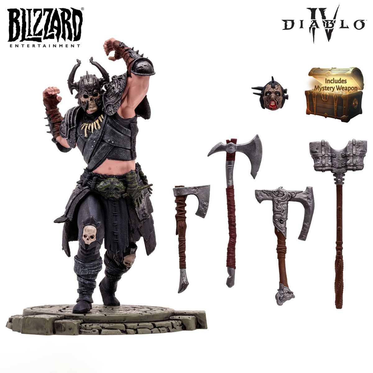 BlizzardфигуркиMcFarlaneToysDiablo"Barbarian"фигурка,18CM