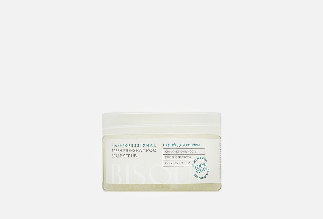 Bisou Скраб для кожи головы FRESH PRE-SHAMPOO SCALP SCRUB 250 мл