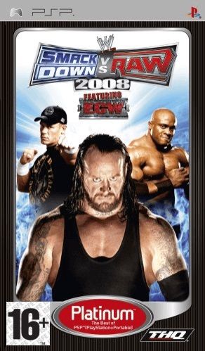 Игра WWE Smackdown vs. Raw 2008 (Platinum) (PlayStation Portable (PSP), Английская версия)