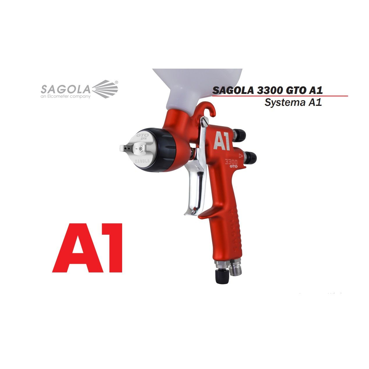 Краскопульт Sagola 3300 GTO TECH 1,3 мм А1