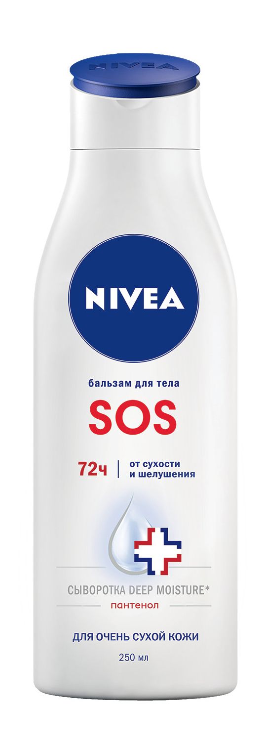 NIVEA Бальзам для сухой кожи тела SOS восстанавливающий, 250 мл