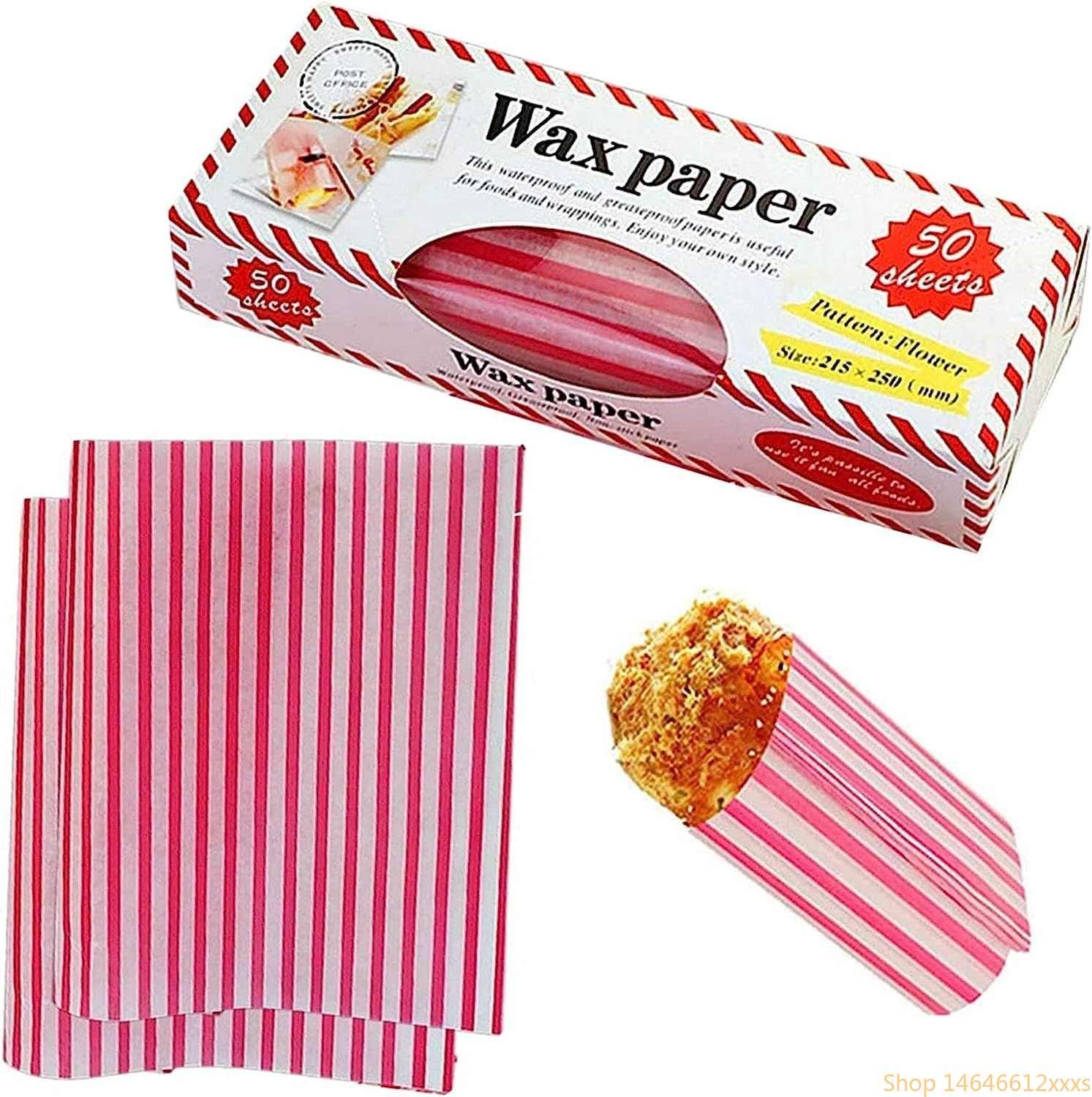 Wax paper. Food wrapping. food paper sheet.