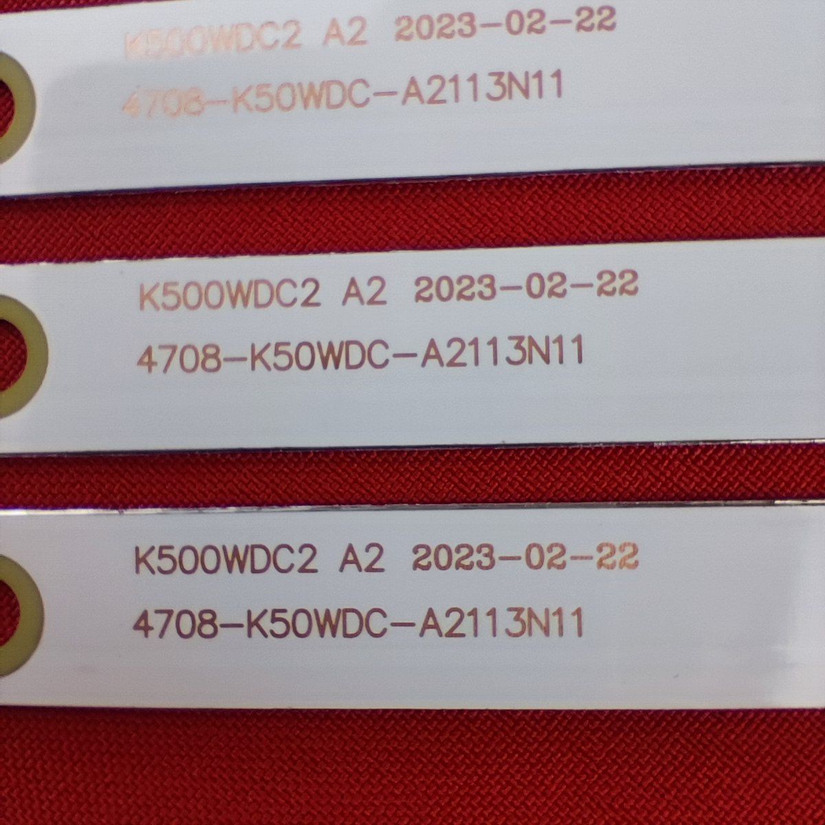 LED подсветка K500WDC2 A2, 4708-K50WDC-A2113N11 для ТВ PHILIPS 50PUT6023/60, 50USK1810T2, 50PUT6002 HARPER 50U750TS ROMSAT 50USK1810T2