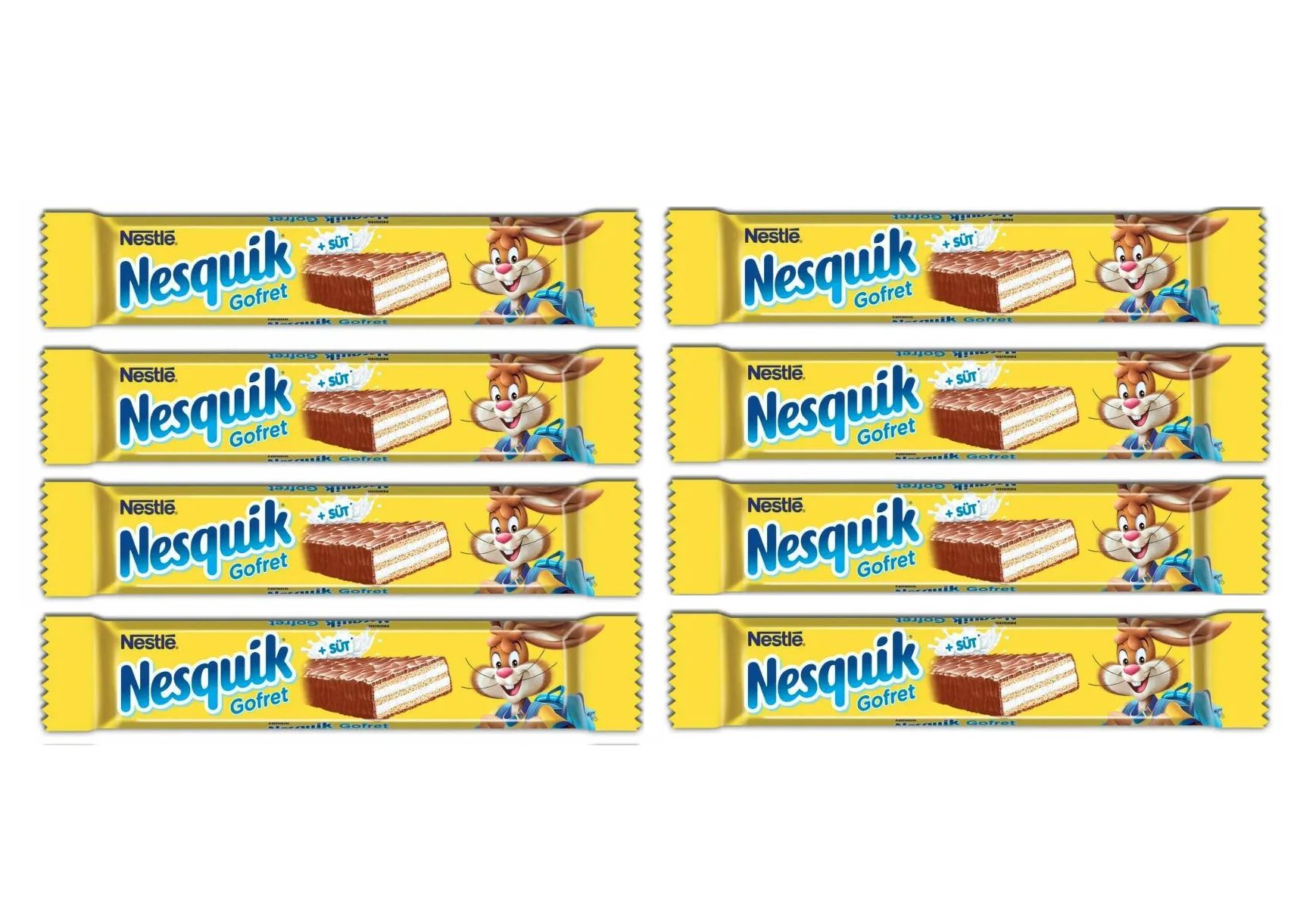 Вафли Nestle Nesquik Шоколад, 8 шт по 26,7гр