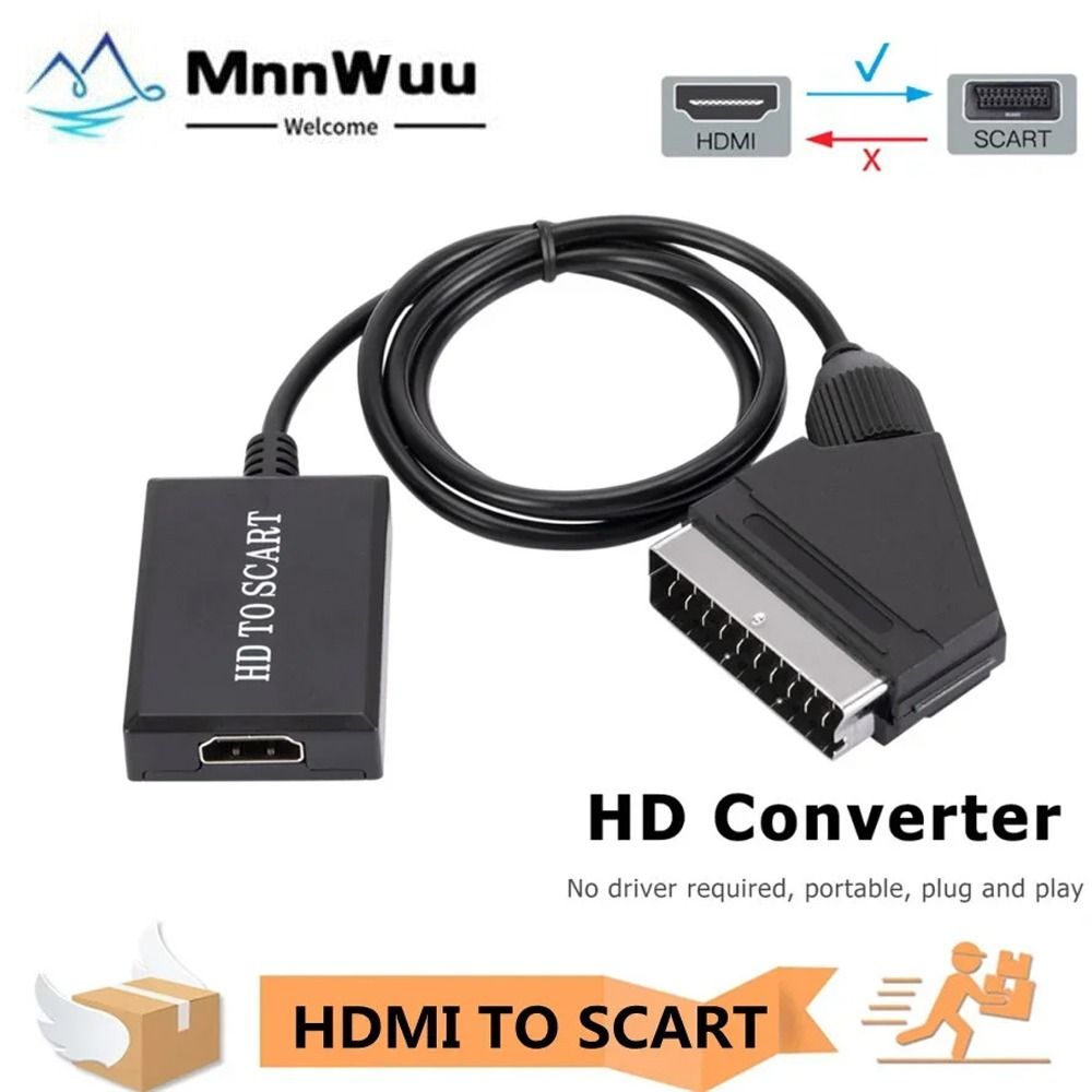 Конвертер HDMI SCART для вывода цифрового сигнала в аналоговый