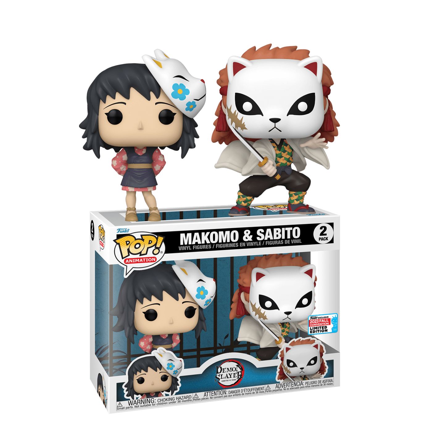 Фигурка Funko Pop! Demon Slayer: Makomo and Sabito (Макомо и Сабито из аниме  Клинок, рассекающий демонов)) - купить с доставкой по выгодным ценам в  интернет-магазине OZON (1352965778)