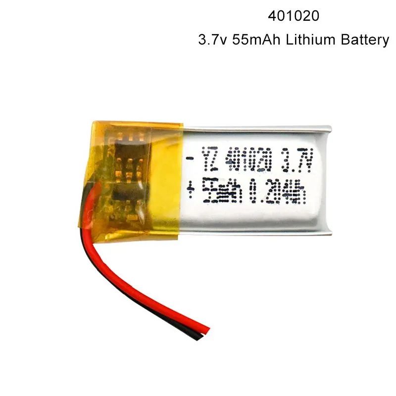 АккумуляторLi-Pol401020(батарея)4*10*20мм2pin3.7V/55mAh