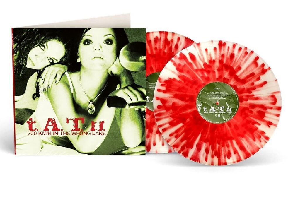 Виниловая пластинка t.A.T.u. - 200 Km/H In The Wrong Lane (Red Splatter) 2LP