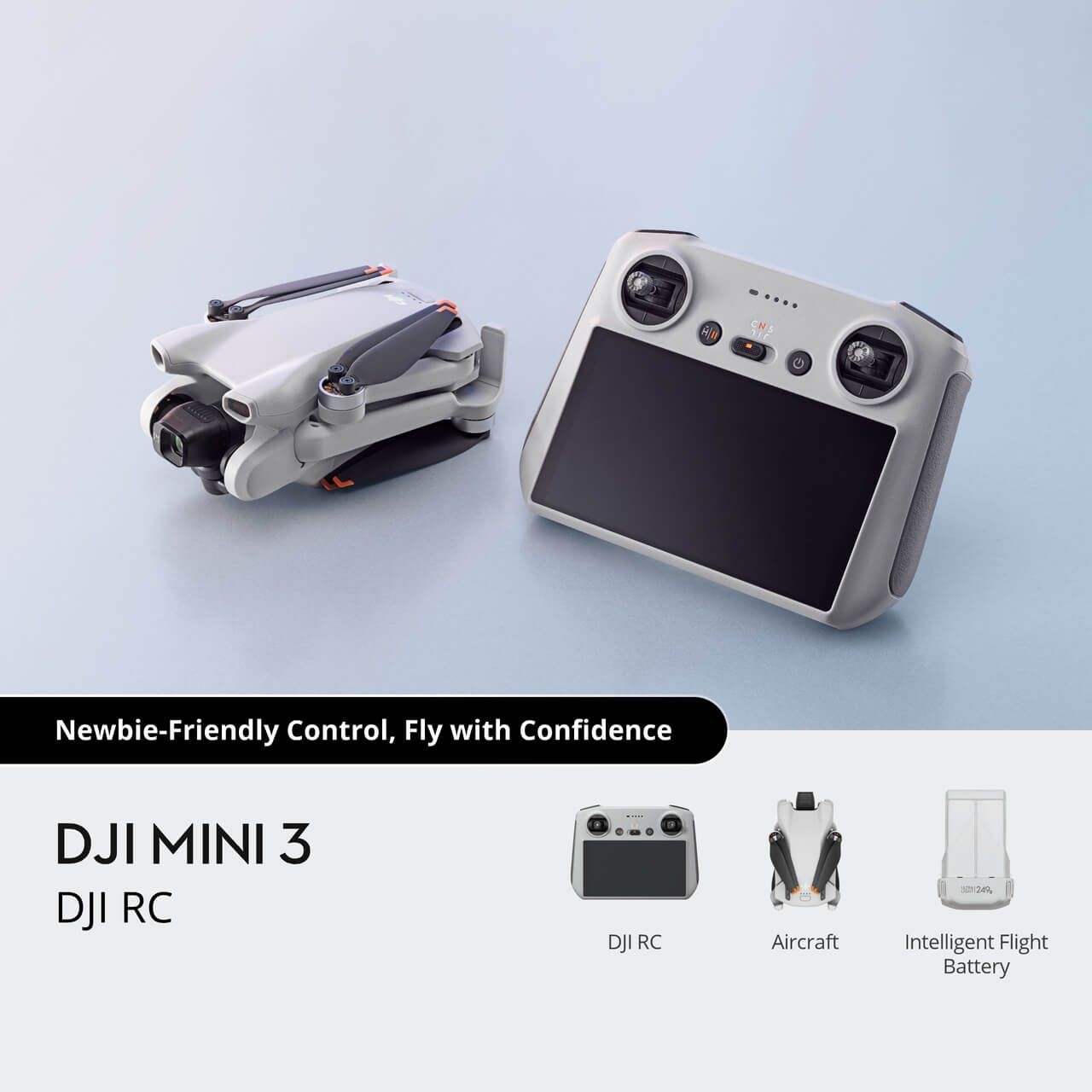 Квадрокоптер DJI Mini 3 RC