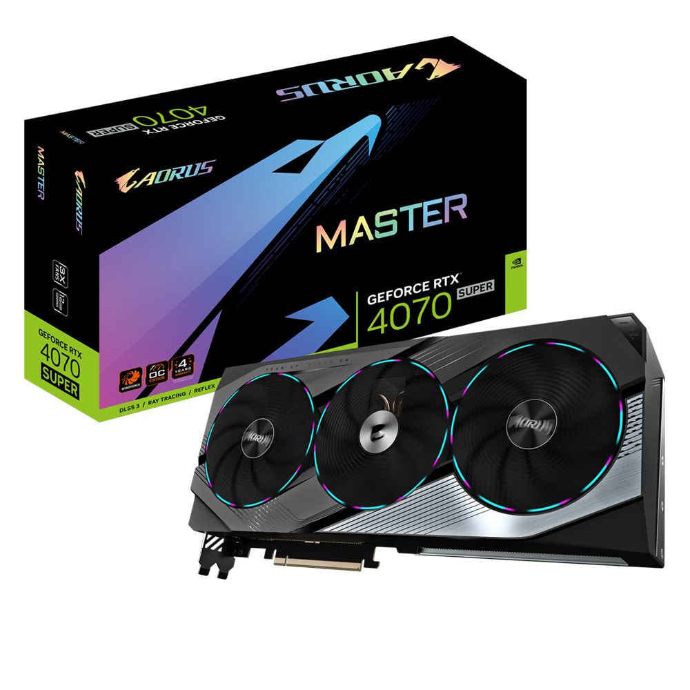 Видеокарта Aorus GeForce RTX 4070 SUPER, 12 ГБ GDDR6X - купить по низким  ценам в интернет-магазине OZON (1380120518)