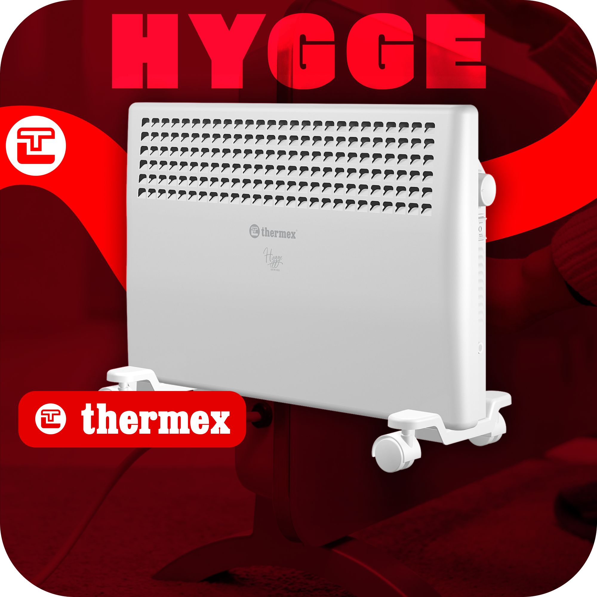 КонвекторThermexHygge1,5обогревательотопительныйэлектрический