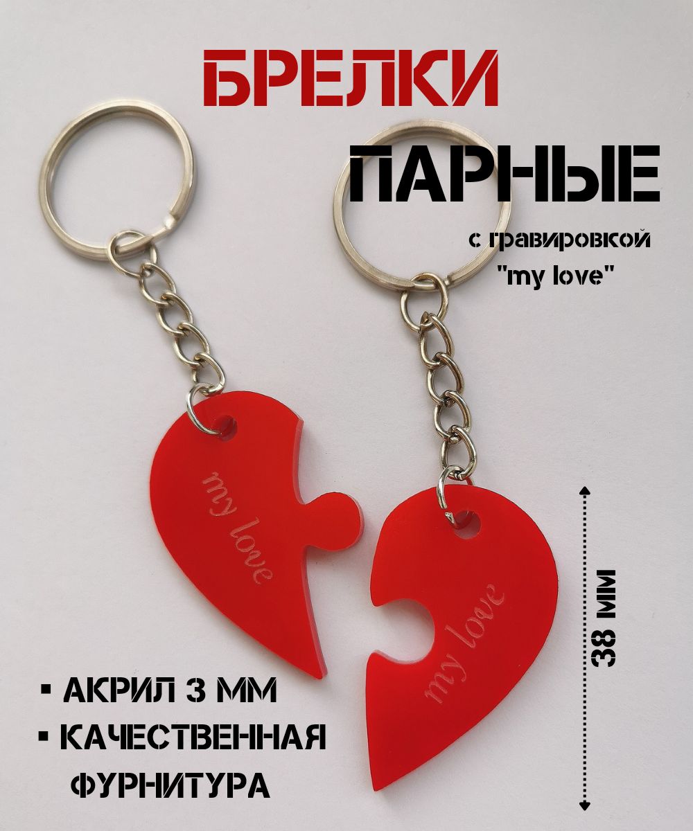Парные брелки Валберис