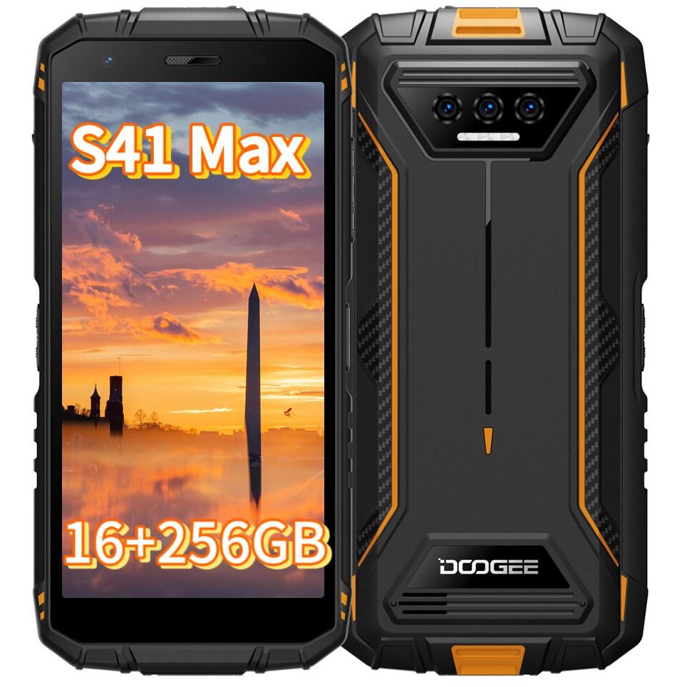 DoogeeСмартфонS41Max16/256ГБ,оранжевый