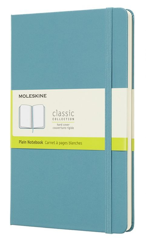 Блокнот без разметки Moleskine CLASSIC QP062B35 13х21см 240стр. твердая обложка, голубой  #1