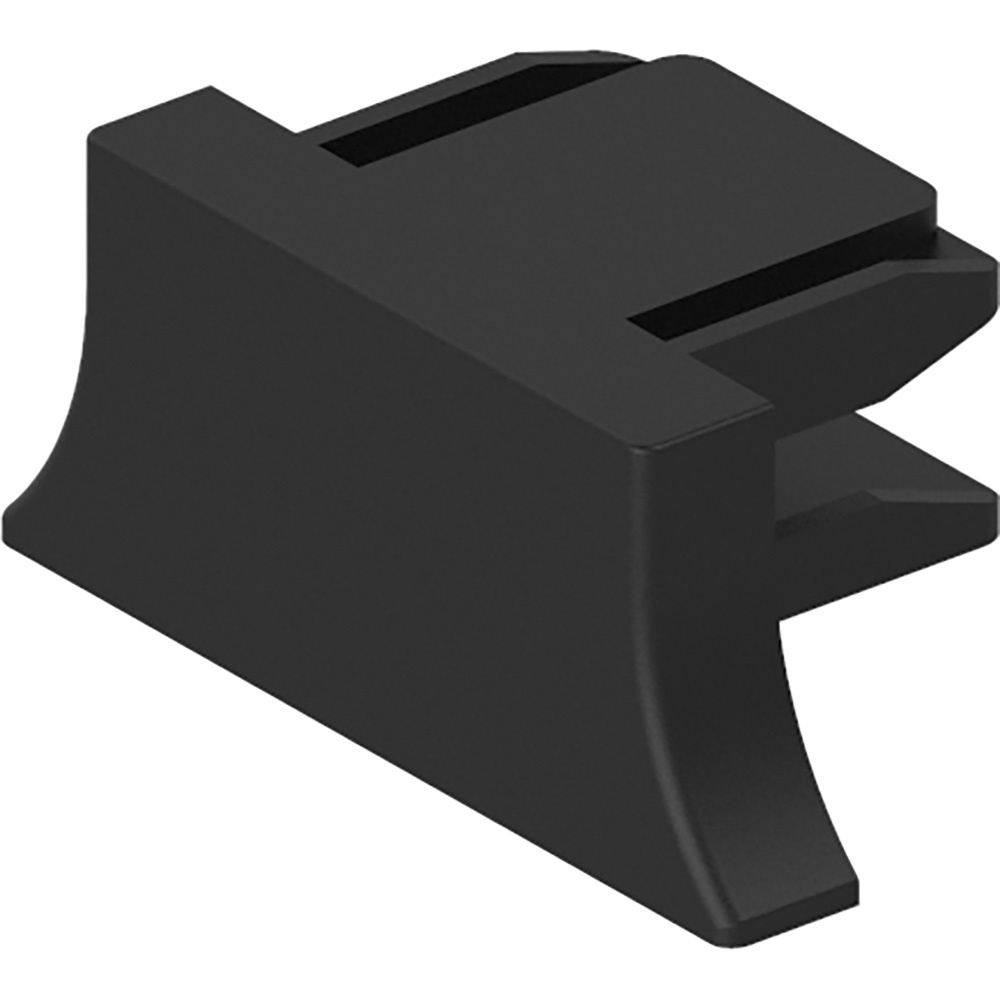 Заглушка пластиковая для шинопровода, черный, LD1011 Артикул 41886  #1