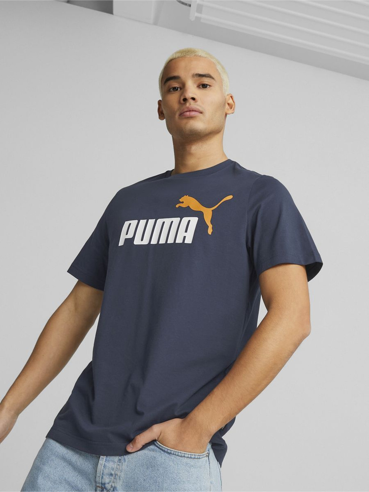 Футболка PUMA Ess+ 2 Col Logo Tee #1