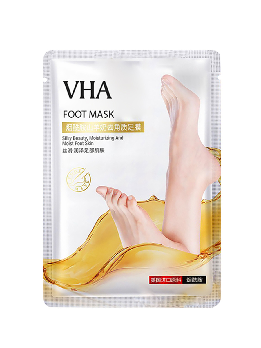 Маска для ног питательная VHA с экстрактом козьего молока и ниацинамидом, 35 гр.  #1