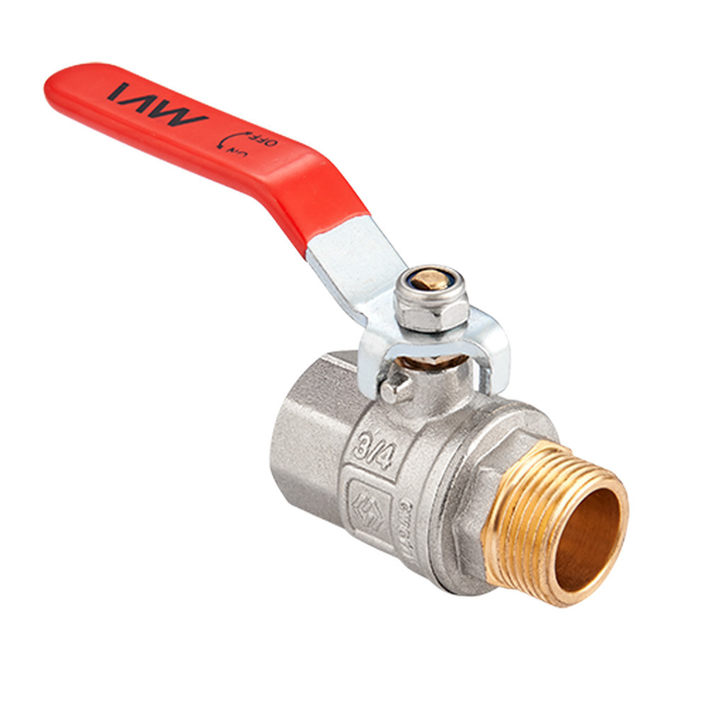 Кран шаровый полнопроходной MVI 1 1/4 внутренняя-наружная, ручка ...