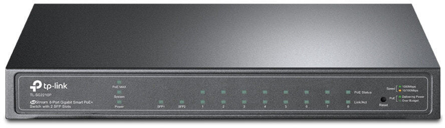 Tp Link Tl Sg2210p Setevoj Kommutator Upravlyaemyj L2 L4 Gigabit Ethernet 10 100 1000 Chernyj Pitanie Po Ethernet Poe Kupit V Internet Magazine Ozon S Bystroj Dostavkoj