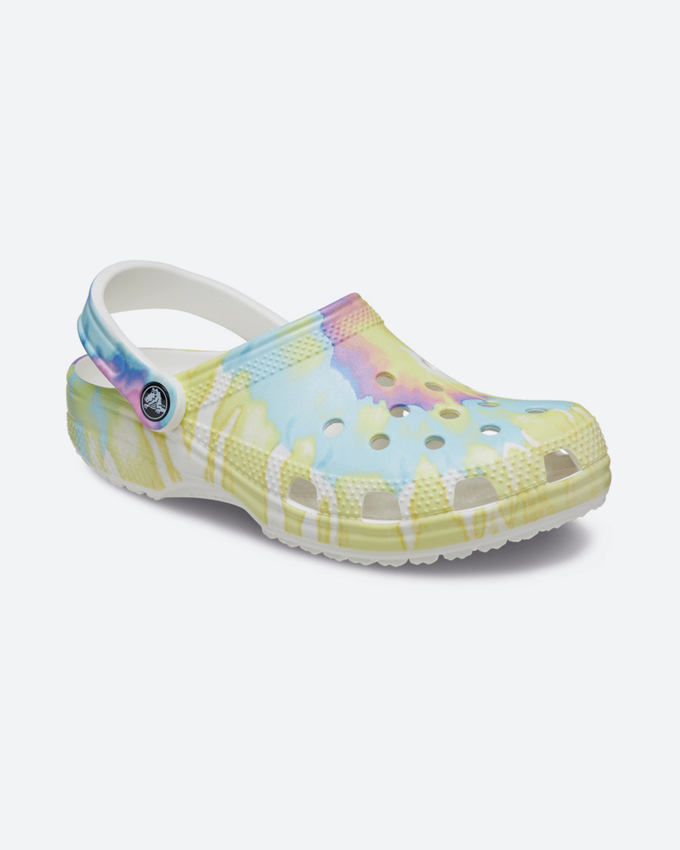 classic crocs tie dye