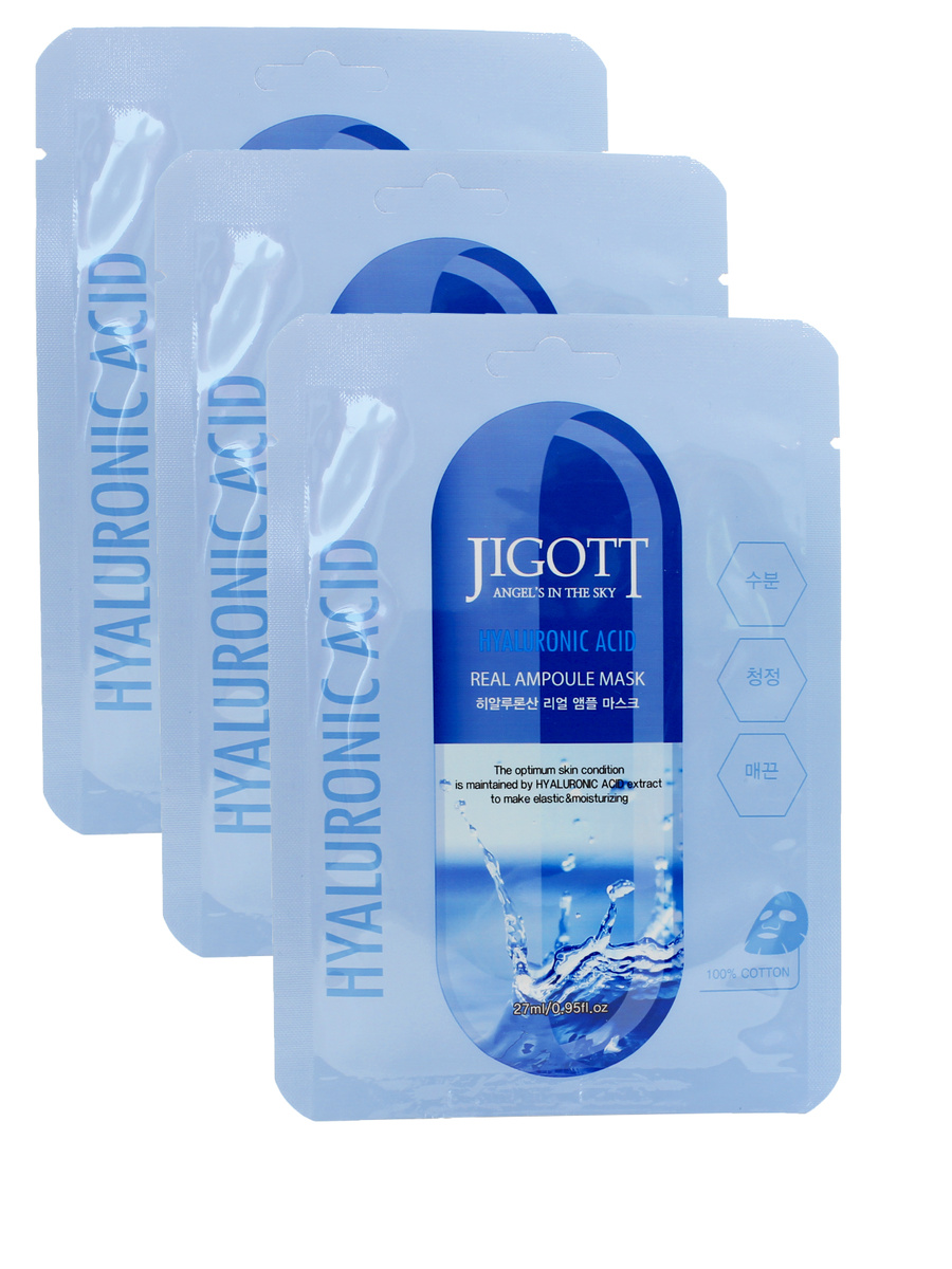 Real ampoule mask. Тканевая маска с гиалуроновой кислотой Jigott Hyaluronic acid real Ampoule Mask, шт. Ампульная маска Jigott real Hyaluronic acid 27мл. Jigott маска тканевая Гиалурон. Jigott ампульная тканевая маска Гиалурон 27 мл.