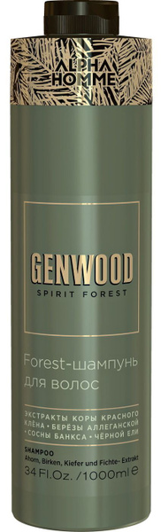 ESTEL PROFESSIONAL Шампунь ALPHA HOMME GENWOOD мужской для ухода за ...