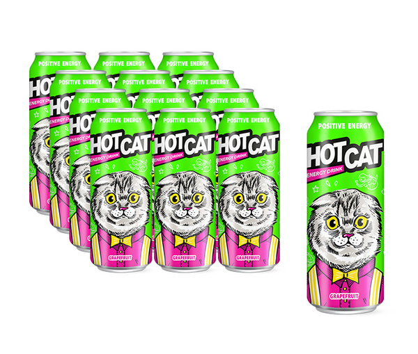 Характеристики Энергетический напиток "HOTCAT grapefruit" ("ХОТКЭТ ...