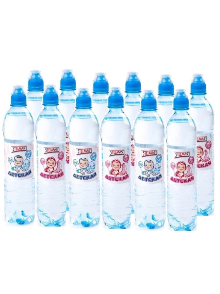 STELMAS Вода Питьевая Негазированная 12шт - купить с доставкой по ...
