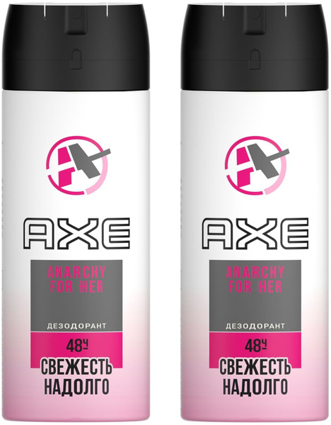 Axe Дезодорант Anarchy for Her, аэрозоль, 150 мл, 2 шт - купить с ...