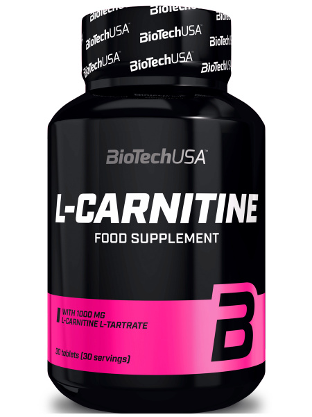 Л-карнитин Biotech USA L-Carnitine 1000 мг 30 таб. - купить с доставкой ...