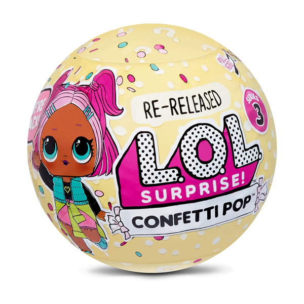 Кукла LOL Surprise! Confetti Pop 551515 / шарик лол Конфетти Поп 3 ...