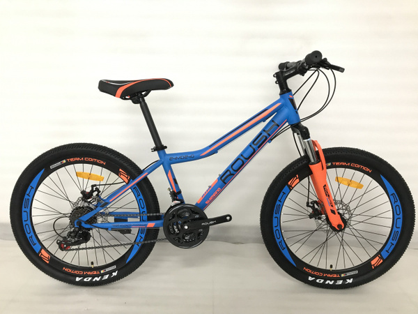 24" Велосипед ROUSH, 24MD240-1, рама Сталь, 21ск., мех. д/торм., цвет ...