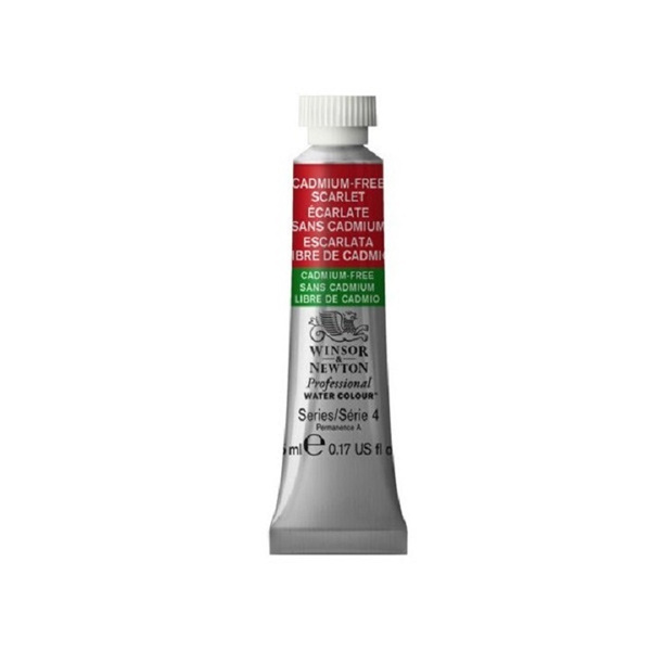 Winsor&Newton Акварель художественная, 5 мл, CADMIUM FREE, цвет SCARLET ...