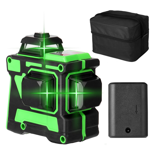 Купить 3D 12-линейный лазерный уровень с аккумулятором по низкой цене в ...