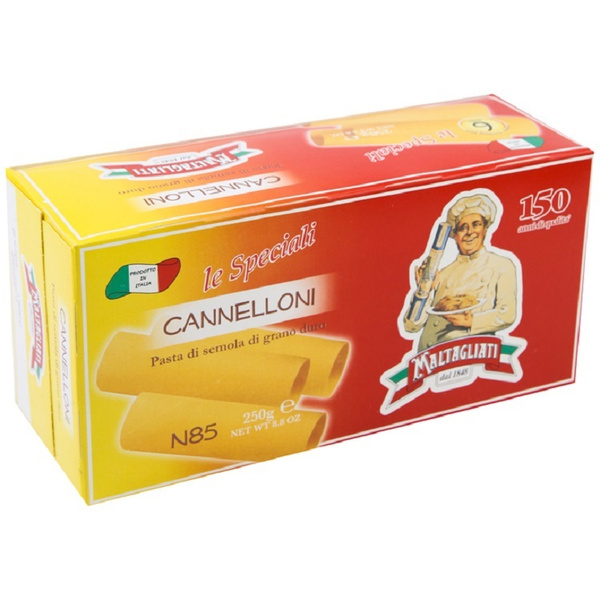 Макароны Maltagliati Cannelloni №085 (Мальтальяти Каннеллони) 250 г, 3 ...