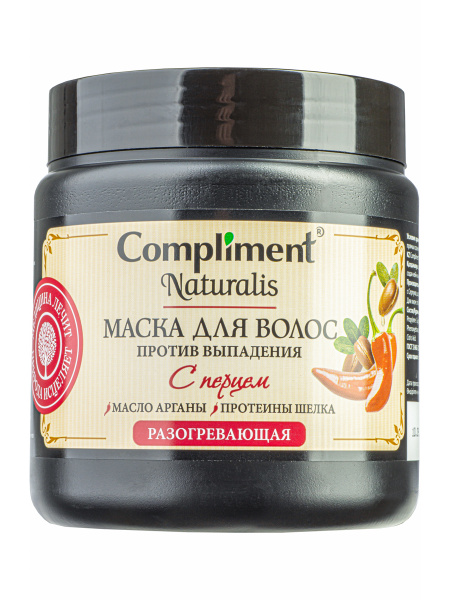 Compliment Маска для волос с перцем Против выпадения NATURALIS, 500мл ...