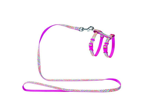 Hunter Smart шлейка для кошек и собак Seventies нейлон розовый - купить ...