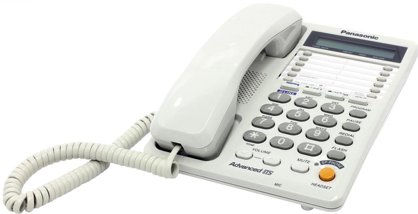 Телефон Panasonic KX-TS2368RUW белый проводной - купить с доставкой по ...