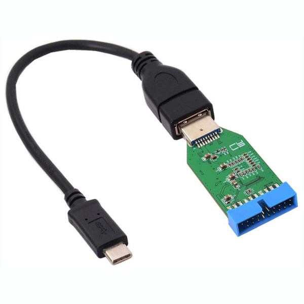 Кабель USB 3.1 к материнской плате с 20-контактным разъемом-адаптером ...