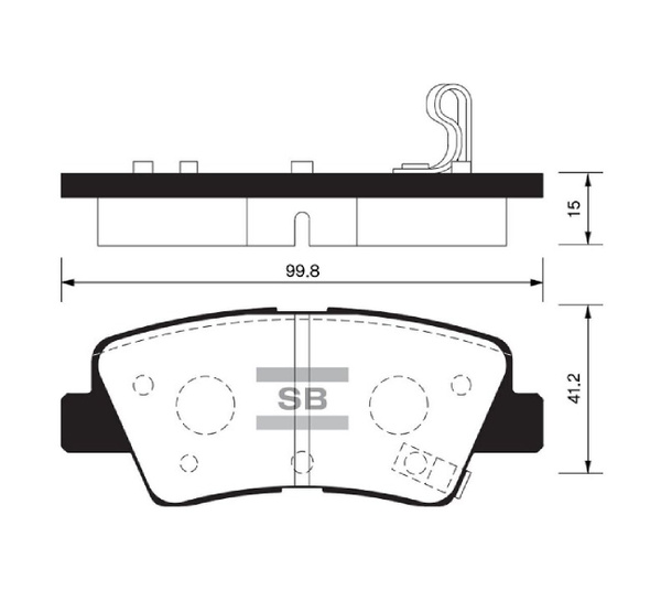 Колодки тормозные Sangsin Brake SP1401 - купить по низким ценам в ...